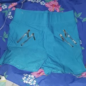 Sexy hot shorts with gold zippers New w/tags